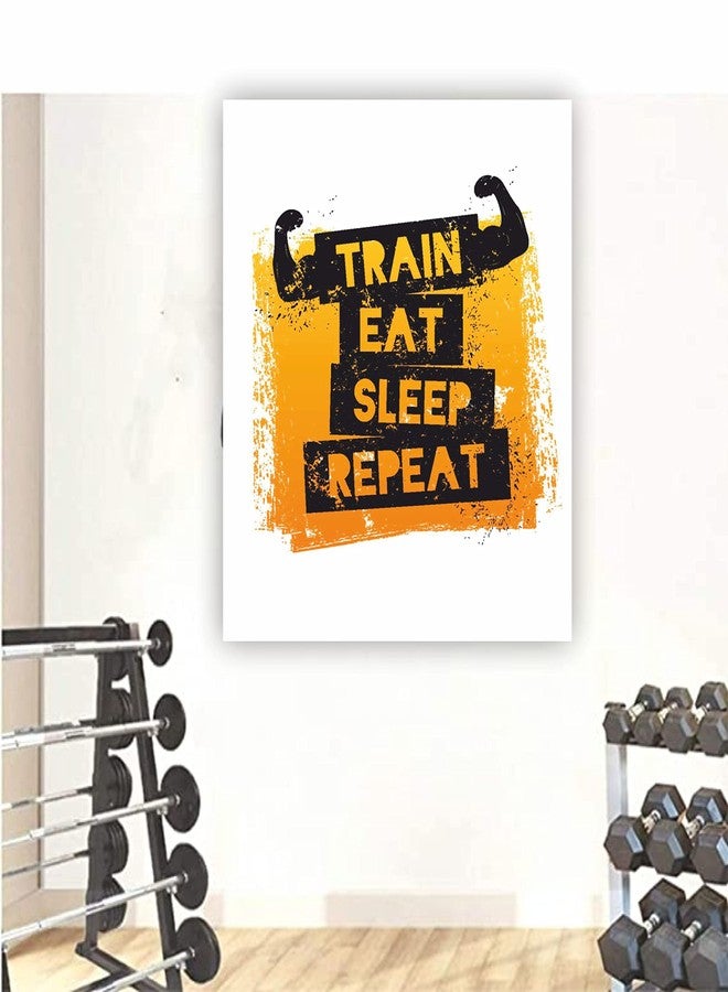 Decor Production Gym Quote Motivational Wallpaper Poster | Wall Sticker |Self Adhesive Vinyl for Fitness Room, Office Decor,Home Decor, Bedroom, Hall, Gym Room etc(Size-18x23 inch)_10 (Design 03) - Image 3